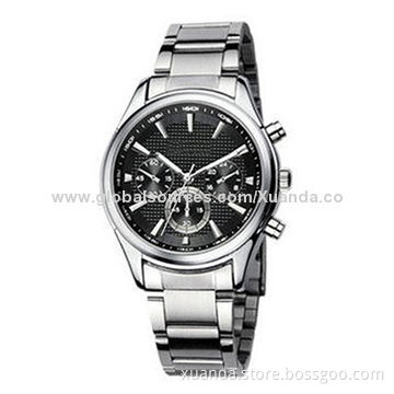 Fashion watch, mechanical watch, chrongraph watch for man style, stainless steelNew